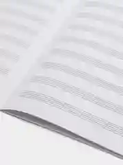 Золотой тетрадь для нот / нотная, 12 листов, А4 вертикальная, музыкальная школа