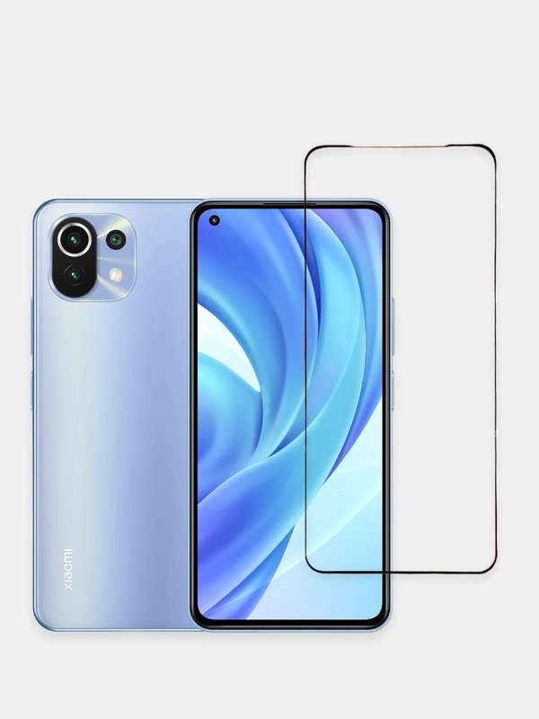 Защитное стекло 9D Mi 11 Lite, Xiaomi 11 Lite 5G NE, Oppo Realme Narzo 30 4G / 5G