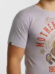 Серый металлик футболка Mother Russia Шолохов