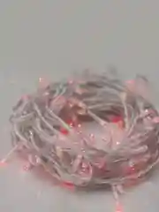 Розовый гирлянда светодиодная нить, прозрачный провод