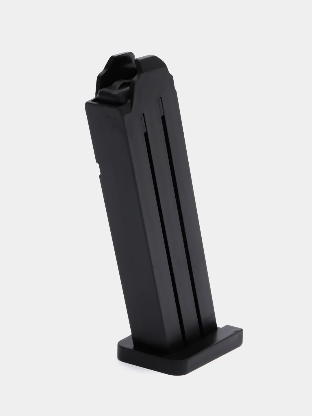 Черный пистолет GLOCK-18, с глушителем, выброс гильз