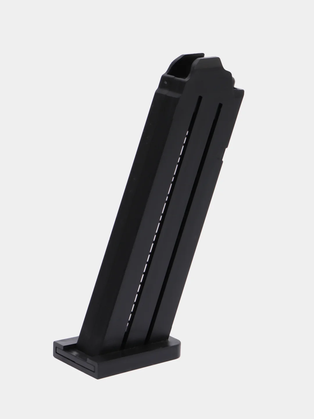 Черный пистолет GLOCK-18, с глушителем, выброс гильз