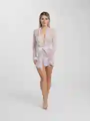 Белый халат женский, домашний