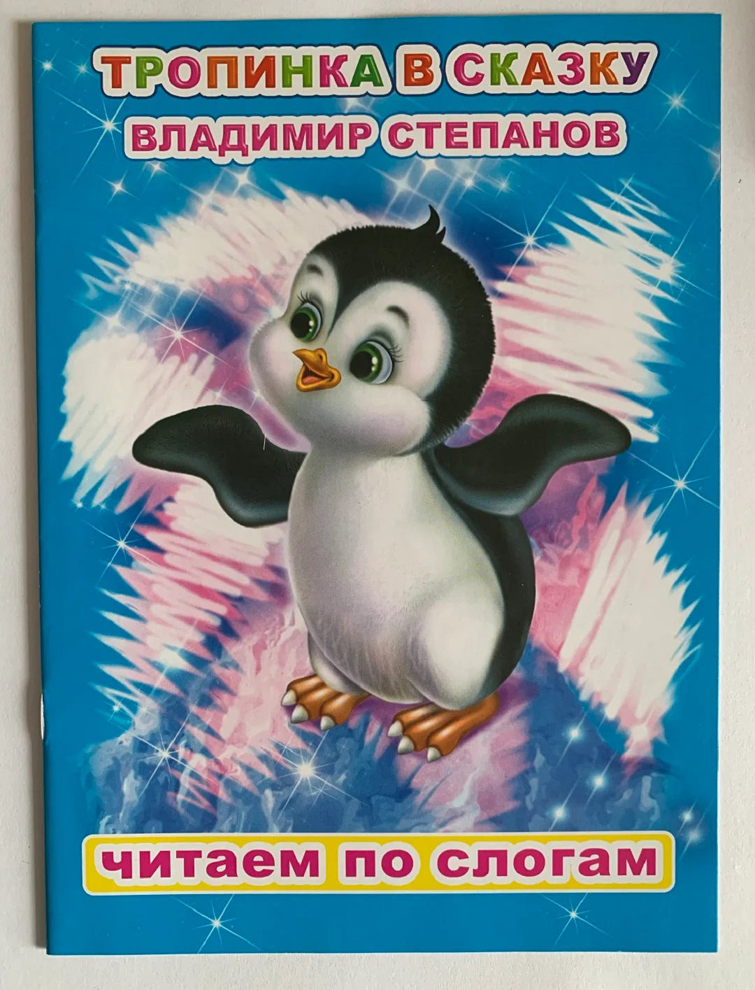 Сказки для детей с 5 лет "Читаем по слогам". Владимир Степанов. Книга для чтения детьми