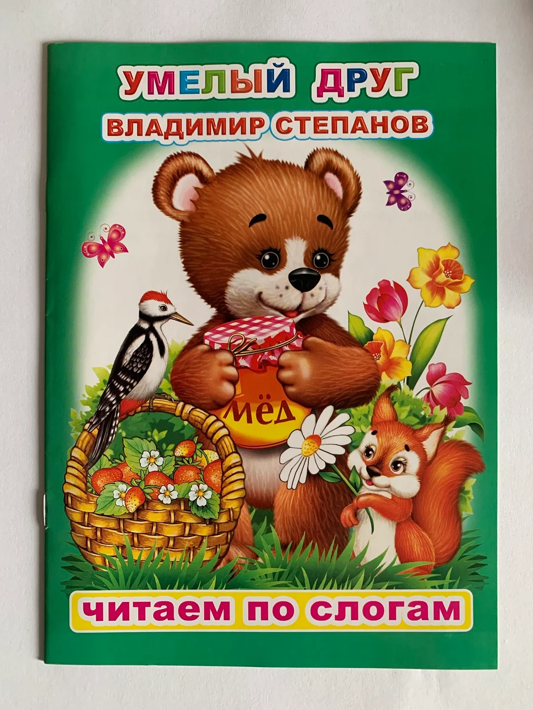 Сказки для детей с 5 лет "Читаем по слогам". Владимир Степанов. Книга для чтения детьми