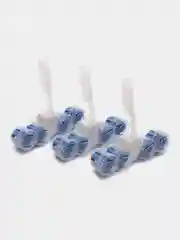 Блок для очищения унитаза Domestos POWER 5 TRIO, "Свежесть океана", 3*55