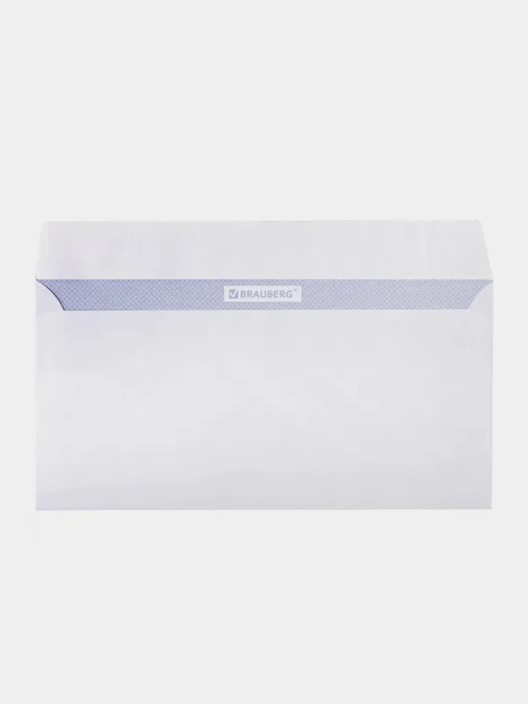 Конверты BRAUBERG Е65, 110 х 220 мм, отрывная лента, Куда-Кому, 100 штук