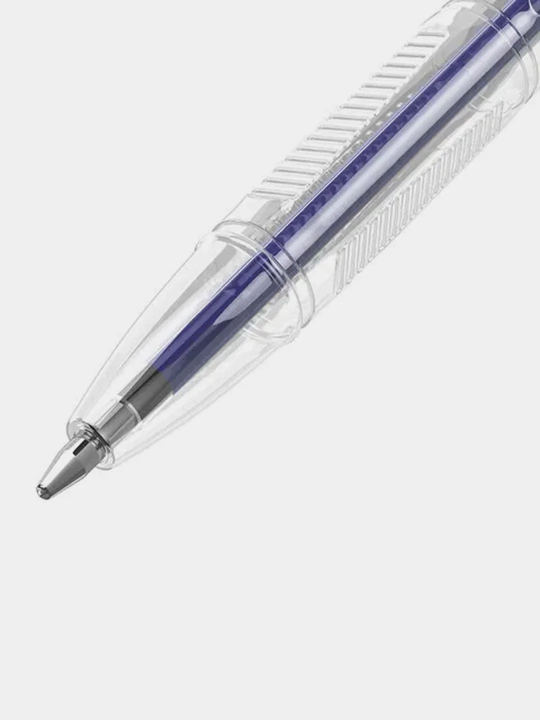 Ручки шариковые BRAUBERG "ULTRA", синие, набор 10 штук, корпус прозрачный, узел 1 мм
