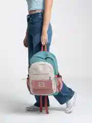 Бирюзовый школьный рюкзак