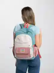 Бирюзовый школьный рюкзак
