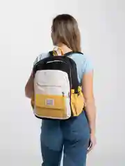 Бронзовый школьный рюкзак