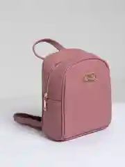 Розовый мини-рюкзак женский, из эко-кожи, 3 цвета