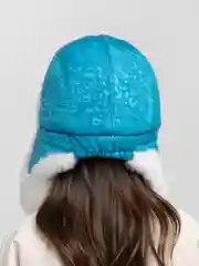 Красный ушанка для девочки .Зима.Три цвета