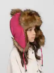 Вишнёвый шапка для девочки зимняя, шесть цветов