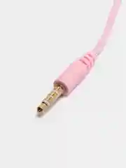 Розовый наушники вакуумные с микрофоном EE-25