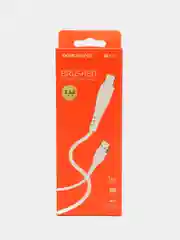 Белый usb-кабель BOROFONE BX37 для зарядки и передачи данных, Lightning/Type-C/Micro, 1 м
