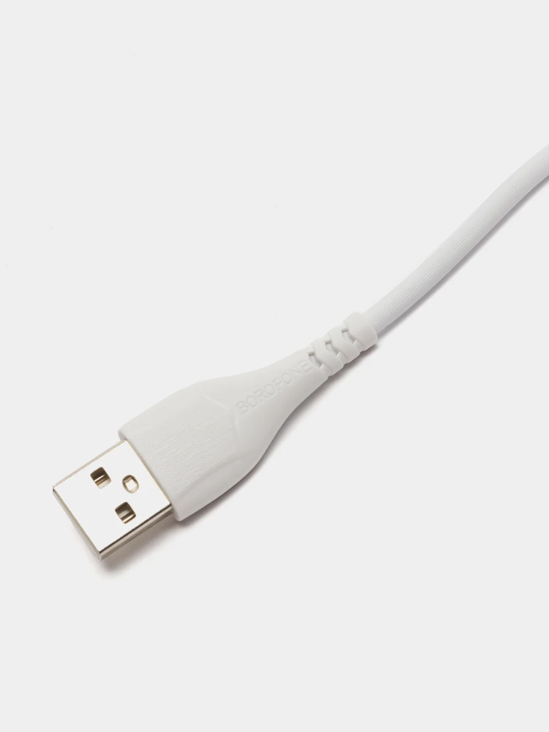 Белый usb-кабель BOROFONE BX37 для зарядки и передачи данных, Lightning/Type-C/Micro, 1 м