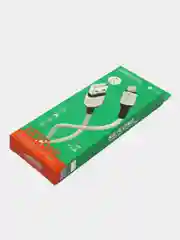 Белый кабель для зарядки и передачи данных BOROFONE BX79, Type-C, Lightning, 1 м, до 2.4 A