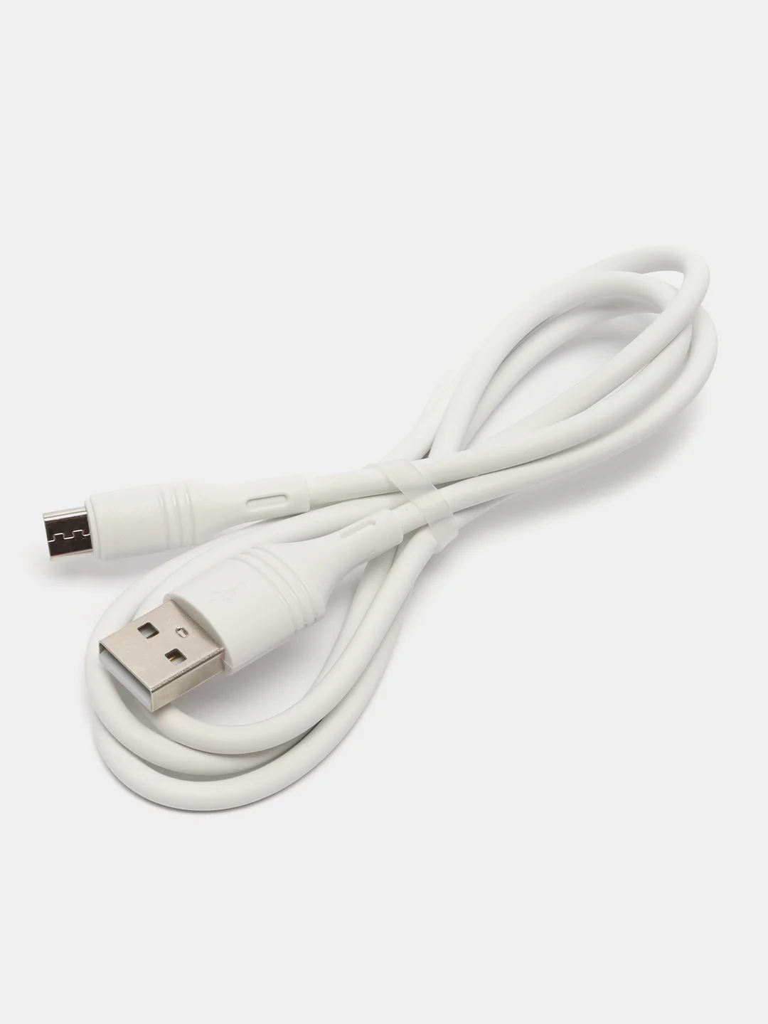 Белый кабель для зарядки и передачи данных Borofone BX43, Micro, Type-C, Lightning