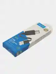 Черный зарядный USB кабель Hoco X73 Type-C, Lightning, 2.4 A
