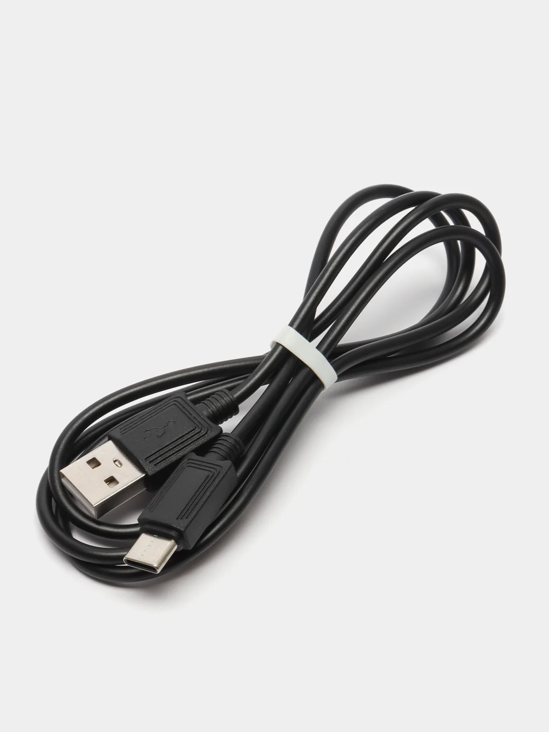 Черный зарядный USB кабель Hoco X73 Type-C, Lightning, 2.4 A