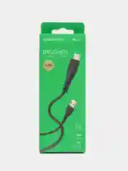 Черный usb-кабель BOROFONE BX37 для зарядки и передачи данных, Lightning/Type-C/Micro, 1 м