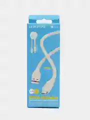 Белый кабель для зарядки и передачи данных Borofone BX81, Micro/Type-C/Lightning, до 2.4A, 1 м