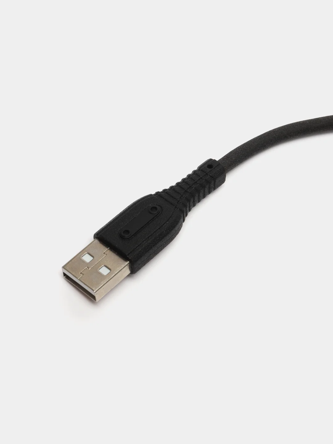 Черный зарядный кабель Hoco X67 USB на Type-C, Lightning, Micro, до 5 A, силикагель