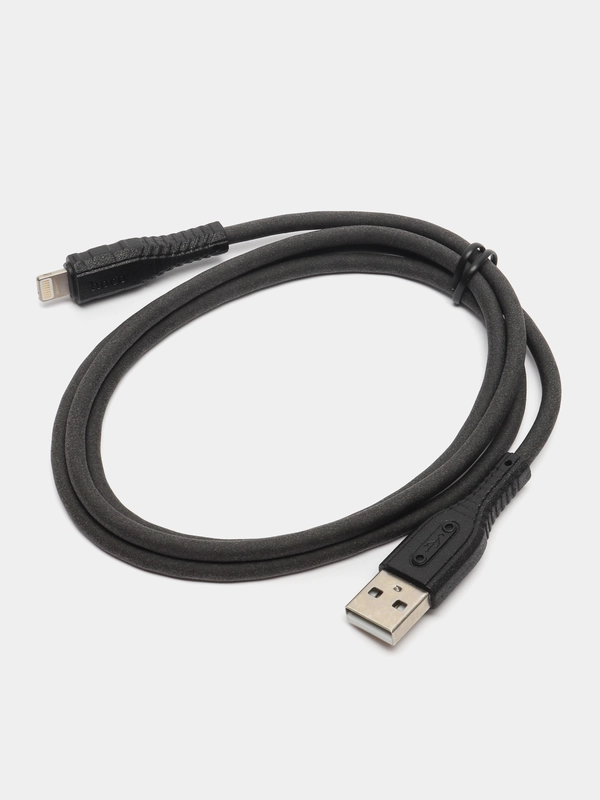 Зарядный кабель Hoco X67 USB на Type-C, Lightning, Micro, до 5 A, силикагель