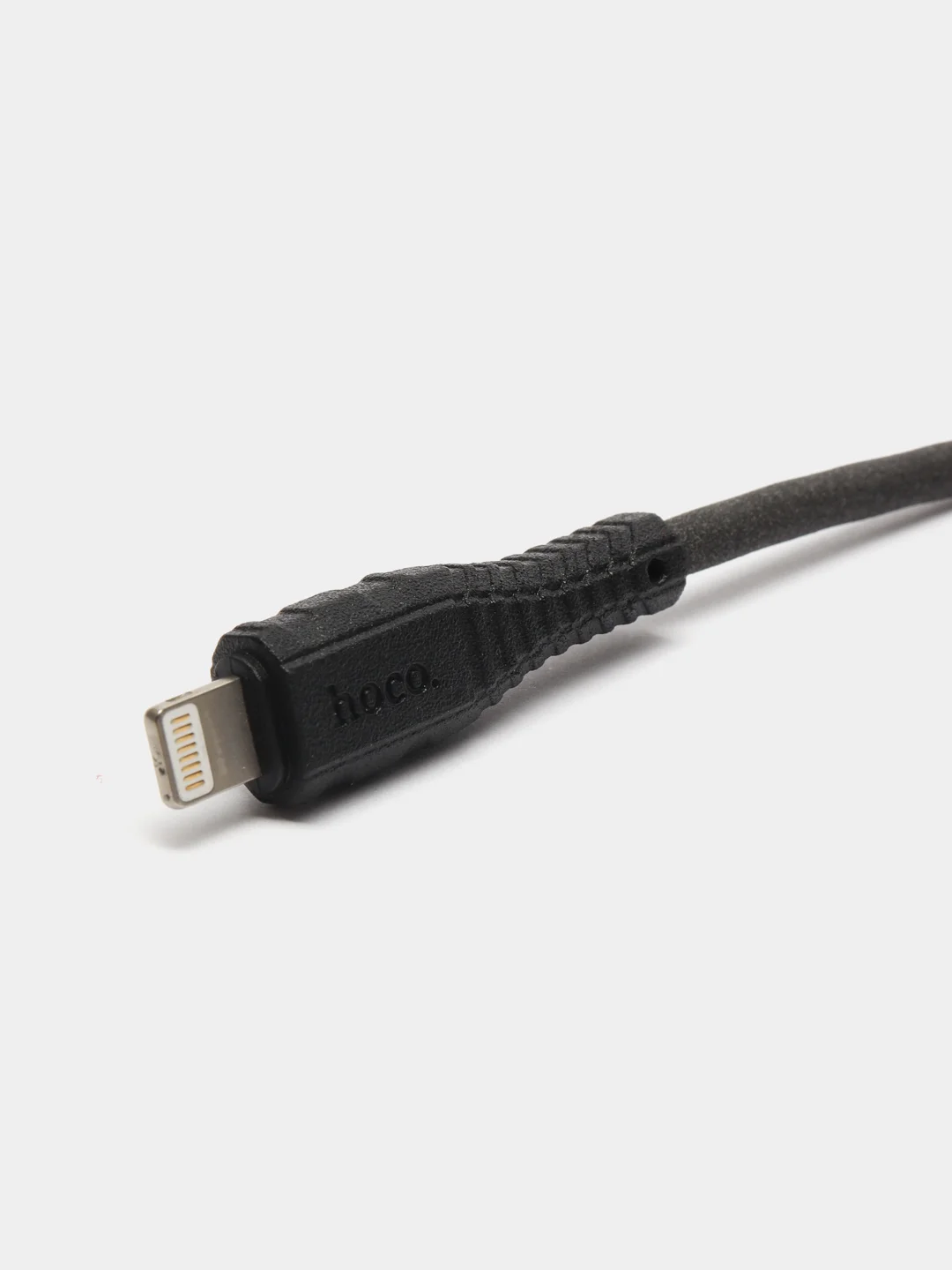 Черный зарядный кабель Hoco X67 USB на Type-C, Lightning, Micro, до 5 A, силикагель