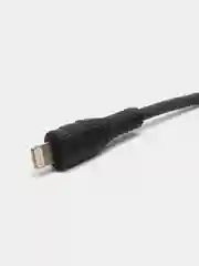 Черный зарядный кабель Hoco X67 USB на Type-C, Lightning, Micro, до 5 A, силикагель