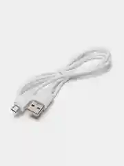 Белый зарядный USB кабель Hoco X73 Type-C, Lightning, 2.4 A