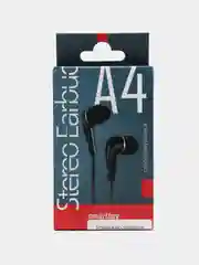 Наушники вакуумные SmartBuy A4, черные, SBE-011K, проводные, длина провода - 1 м