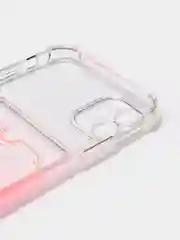 Алый чехол c карманом для карт iPhone 7 8 Plus X XS XR 11 12 13 Pro Max mini айфон про макс