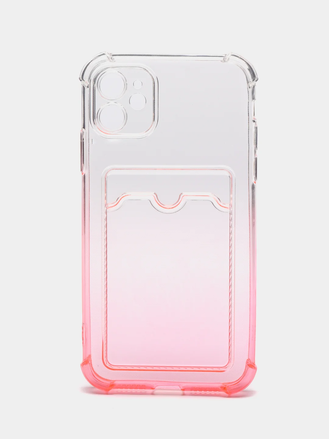 Алый чехол c карманом для карт iPhone 7 8 Plus X XS XR 11 12 13 Pro Max mini айфон про макс