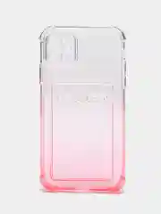 Алый чехол c карманом для карт iPhone 7 8 Plus X XS XR 11 12 13 Pro Max mini айфон про макс