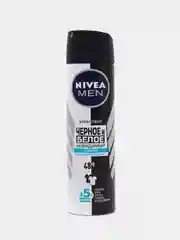 Антиперспирант спрей NIVEA MEN "Невидимый для черного и белого Fresh", мужской, 150 мл