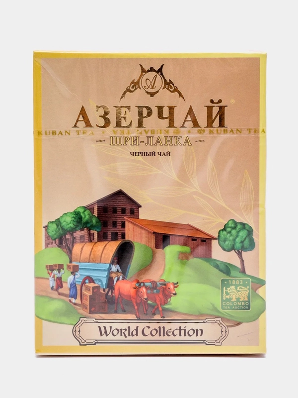 Чай АЗЕРЧАЙ World collection "Шри-Ланка", черный, листовой, 90 г