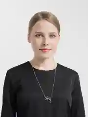 Серебряный цепочка на шею с подвеской "Птичка на веточке"