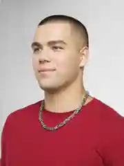 Серебряный цепь мужская на шею, нержавеющая сталь