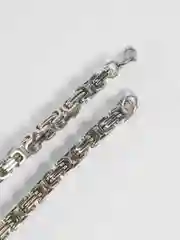 Серебряный цепь мужская на шею, нержавеющая сталь