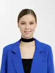 Черный чокер на шею бархатный