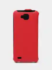 Красный чехол книжка для Fly IQ446