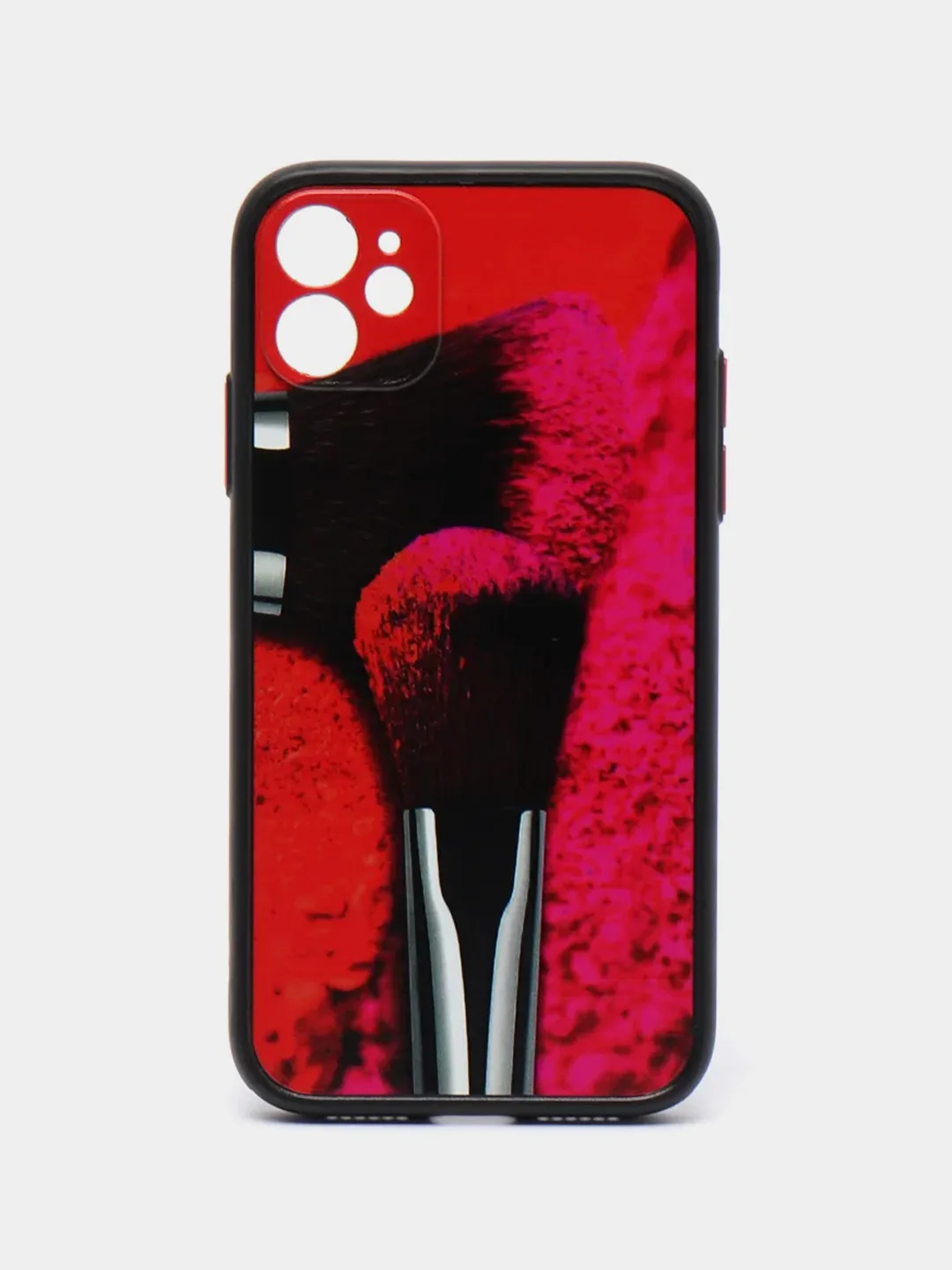 Розовый чехол с рисунком на Apple iPhone 11 (Айфон 11)