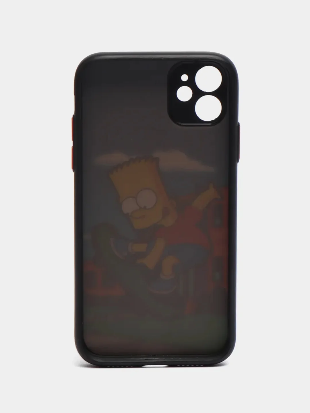 Голубой чехол с рисунком на Apple iPhone 11 (Айфон 11)
