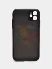 Голубой чехол с рисунком на Apple iPhone 11 (Айфон 11)