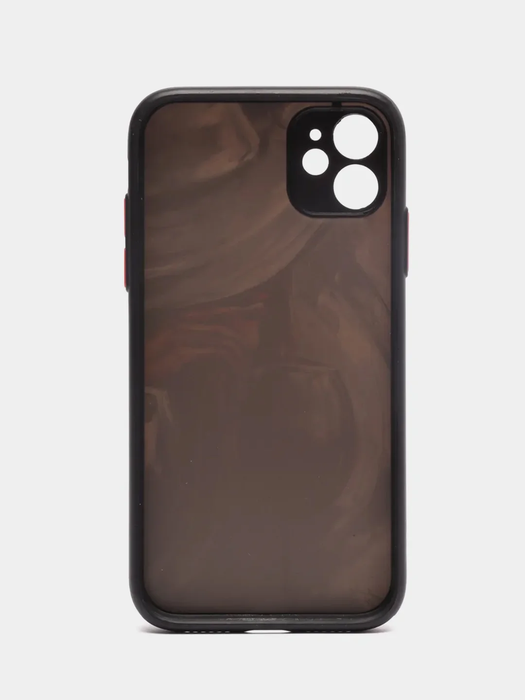 Бордовый чехол с рисунком на Apple iPhone 11 (Айфон 11)