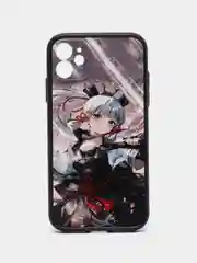 Бежевый меланж чехол с рисунком на Apple iPhone 11 (Айфон 11)