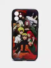 Оранжевый чехол с рисунком на Apple iPhone 11 (Айфон 11)