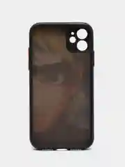 Светло-оранжевый чехол с рисунком на Apple iPhone 11 (Айфон 11)